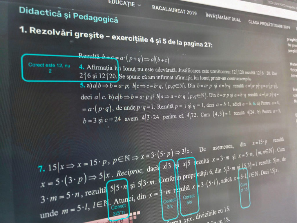 Manuale greșite