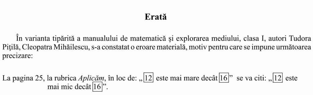 manuale pline de greșeli