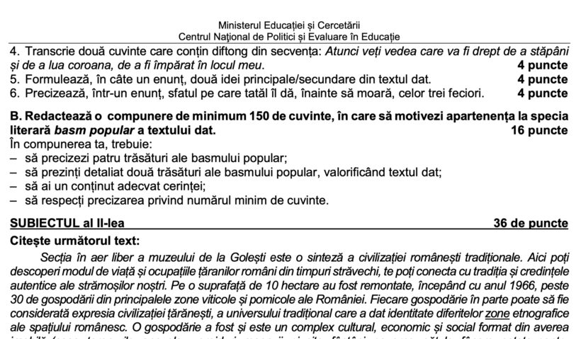 Evaluarea Națională 2020 Sesiunea specială