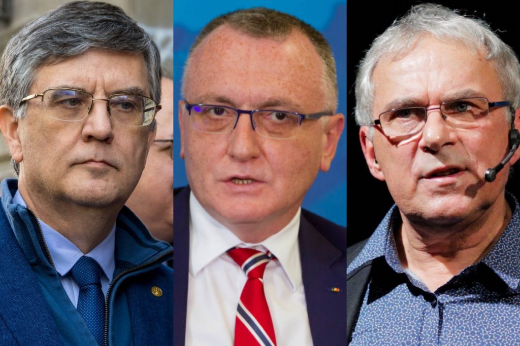 Mircea Dumitru, Sorin Cimpeanu si Marius Andruh / Colaj foto: Facebook.com/Universitatea din București și Inquam Photos/Alexandra Pandrea