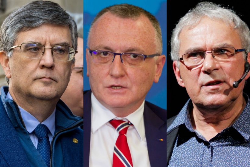 Mircea Dumitru, Sorin Cimpeanu si Marius Andruh / Colaj foto: Facebook.com/Universitatea din București și Inquam Photos/Alexandra Pandrea