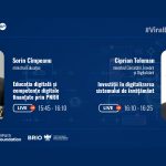 Sorin Cîmpeanu și Ciprian Teleman marți, 8 iunie, de la 15:00, la dezbaterea Reforma digitală a Educației