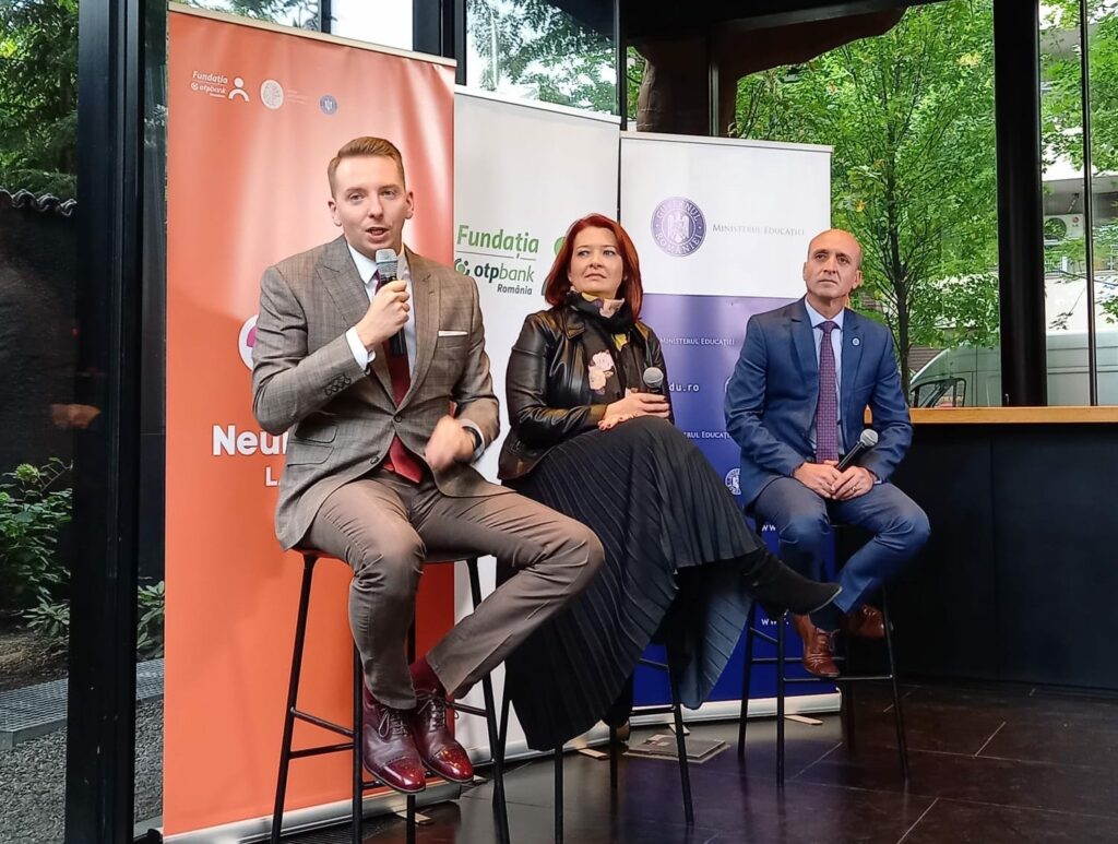 Neurostiinta la Clasă - Paul Olteanu, Diana Mișa, Sorin Ion / Foto: GMP PR