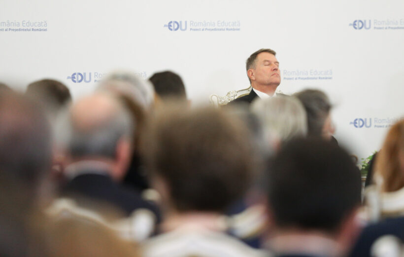 Klaus Iohannis, Romania Educata / Foto: INQUAM Photos - George Calin