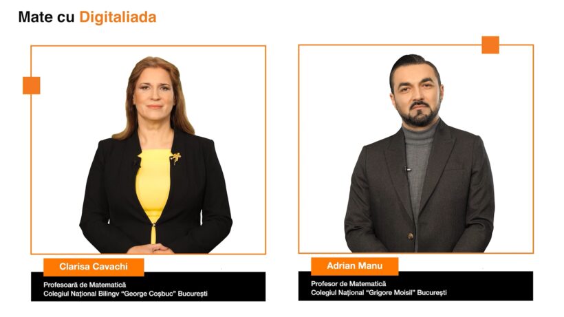 Mate cu Digitaliada - mentorii Clarisa Cavachi și Adrian Manu / Foto: Fundatia Orange