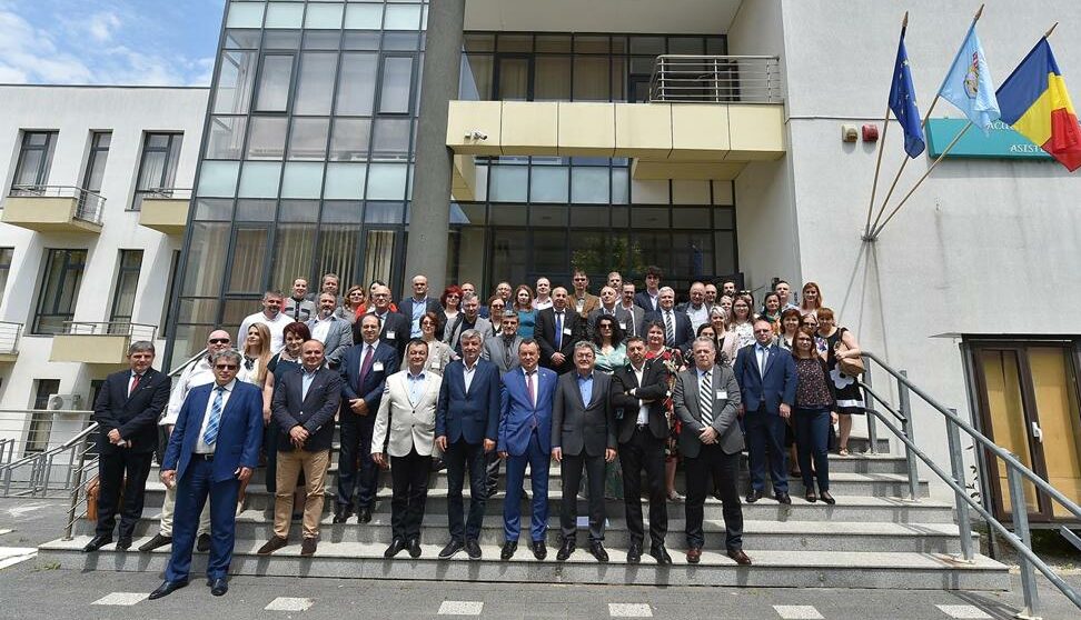 Rectorii universitatilor din Consortiul Universitaria, reuniți la Universitatea din București / Foto: Universitaria