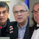 Mircea Dumitru, Marius Andruh si Dorel Banabic / Foto: Inquam Photos și Academia
