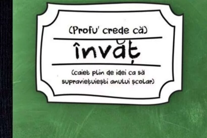Coperta cartii Profu' crede ca invat / Foto: Editura Litera