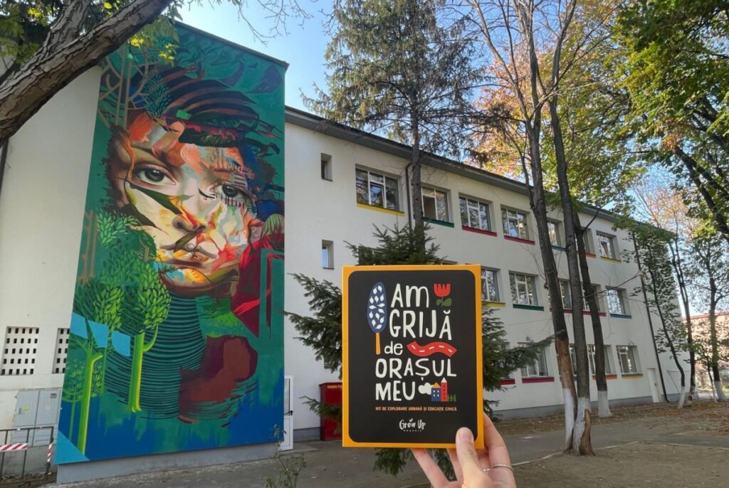 Kitul 'Am grijă de orașul meu', distribuit în școli din București / Foto: Grow Up Romania