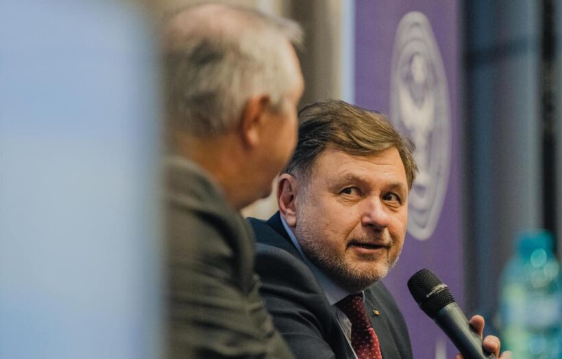 Rectorul Leonard Azamfirei si ministrul Sanatatii, Alexandru Rafila / Foto: Facebook.com/Alexandru Rafila