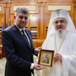 Marcel Ciolacu și Patriarhul Daniel / Foto: Sursa: Facebook.com/ Marcel Ciolacu