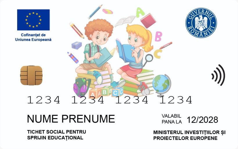 Tichete educaționale 2024 - cardurile educaționale de 500 de lei